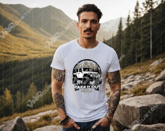 Realistico mockup di maglietta bianca da uomo - File PNG a 300 DPI, download immediato per designer