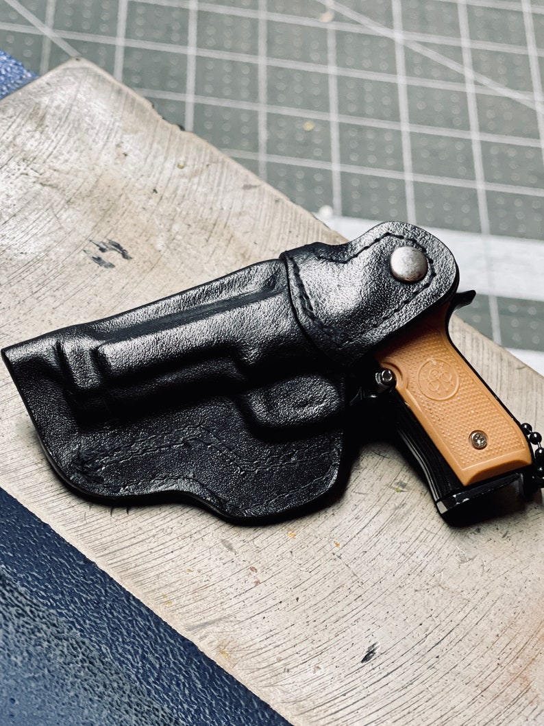 Mini Gun Keychain Holster Mini Beretta M9 Pistol Holster Etsy