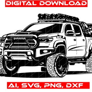 Mountain Truck SVG, ClipArt Svg, laser engraving Off Road file, Classic offroad Svg, Hiking Design, Adventure Ai,svg,png,