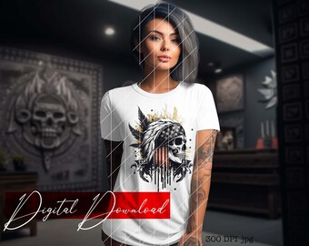 Maqueta de Bella Canvas 3001 para mujer / Camiseta blanca (Descarga digital)