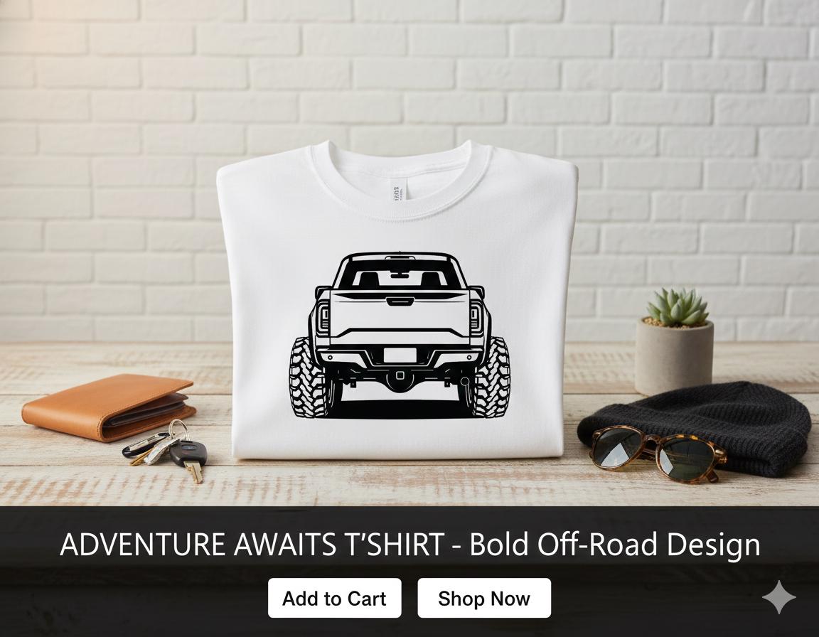 Lifted Off-road Truck SVG | Rear View, 2 Variations (digital Download ...