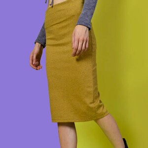 Mustard pencil skirt uk new arrivals