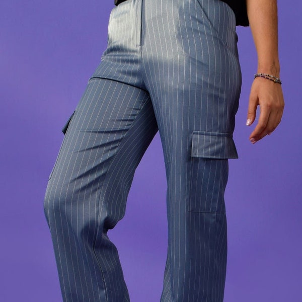 Pinstripe Pants - Etsy