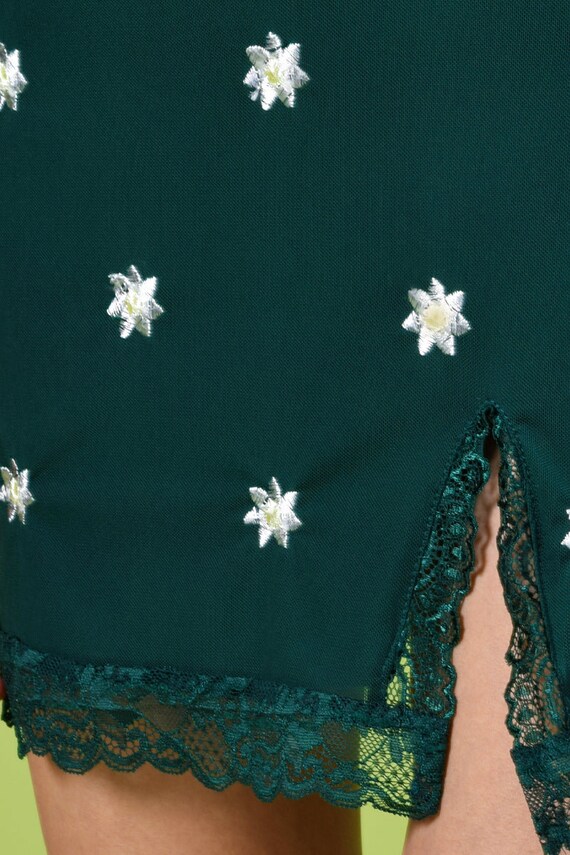 Veala Embroidered Daisy Slip Dress - image 5