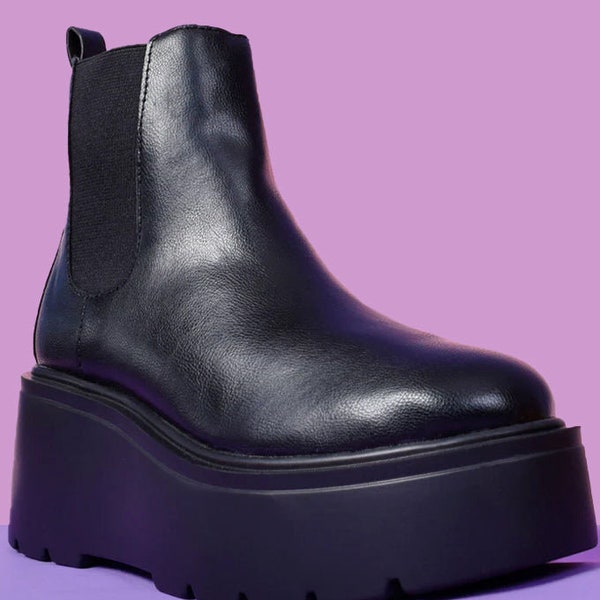 Give Up Platform Ankle Boot