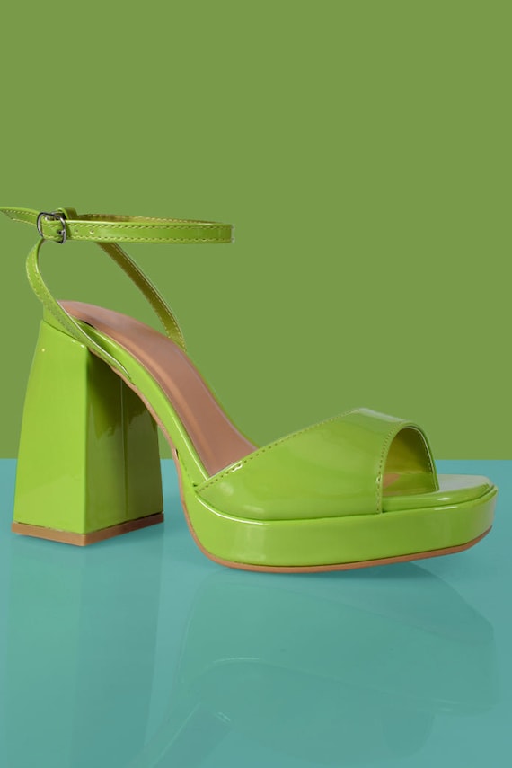 Call It Off Patent Chunky Heel - image 4