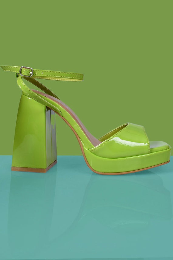 Call It Off Patent Chunky Heel - image 2