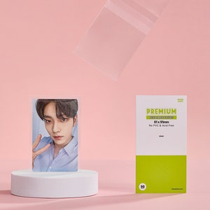 Hersluitbare dikke fotokaart-kaarthoezen | Harde Kpop-fotokaarthoes | Kaartbeschermer GEEN PVC en zuurvrije hoes | Holografische mouwen