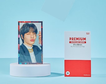 Custom Stray Kids Japanese Size Photocard Card Sleeves | Hard Kpop Photocard Sleeve | Card Protector NO PVC and Acid Free Sleeve