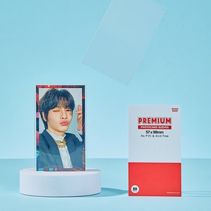 Fundas para tarjetas fotográficas de tamaño japonés de Stray Kids personalizadas / Funda dura para tarjetas fotográficas Kpop / Protector de tarjetas NO PVC y funda libre de ácido