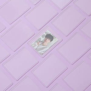 3x4” PVC-FREE Clear Kpop Photocard Toploaders (35PT) + Protective Film on Both Sides for Toploader Deco Photocard Trading Game Protective image 4