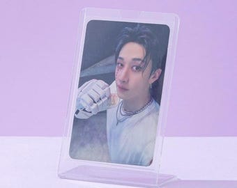 2.5x3.5” Standing Clear Kpop Photocard Toploaders (35PT) + Protective Film on Both Sides for Toploader Deco Photocard