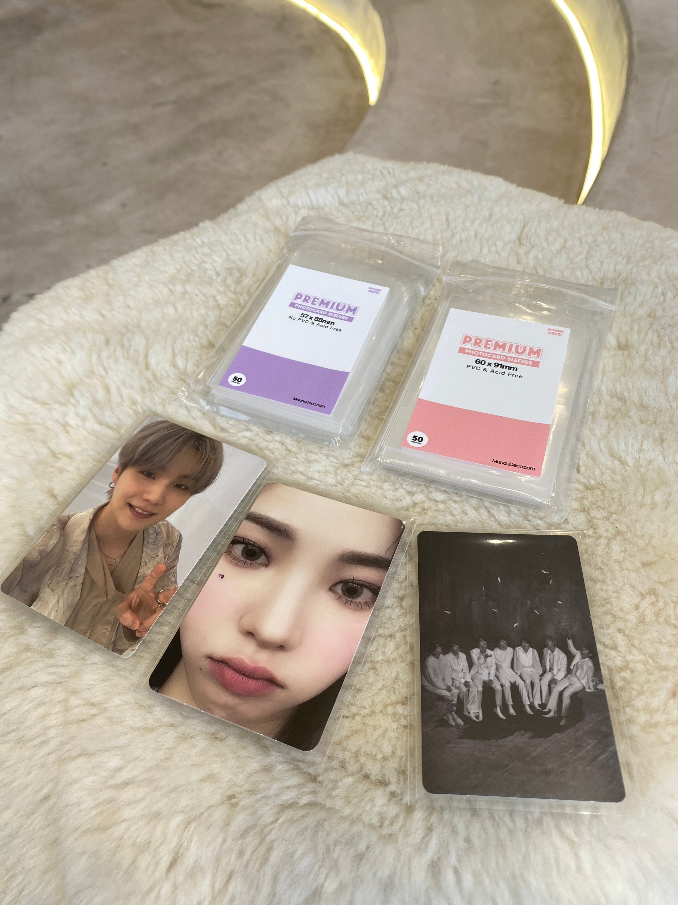 Thick Photocard Card Sleeve Hard Kpop Photocard Sleeve Etsy UK