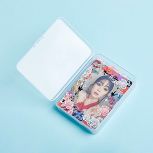 Contenitore trasparente per conservare le foto Kpop Mandu Deco a caricamento dall'alto