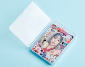 Mandu Deco toploader size clear Kpop photocard storage organizer container