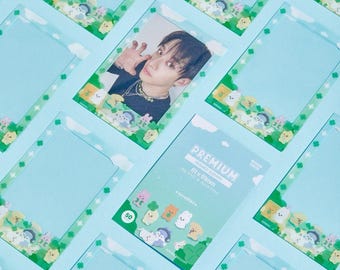 Custom Skzoo Lovestay Photocard Card Sleeve 50 Pack | Hard Kpop Photocard Sleeve | Card Protector NO PVC and Acid Free Sleeve