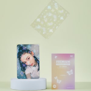 Bolsa grossa holográfica para cartão de Photocard da | Luva dura de Kpop Photocard | Protetor de cartão SEM PVC e manga sem ácido