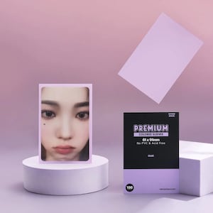 Gekleurde Photocard-kaarthoezen | Kpop-fotokaart met dubbele mouw | Kaartbeschermer GEEN PVC en zuurvrije hoes | BTS, Twice, Stray Kids, Txt