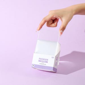 3x4” PVC-FREE Clear Kpop Photocard Toploaders (35PT) + Protective Film on Both Sides for Toploader Deco Photocard Trading Game Protective image 5
