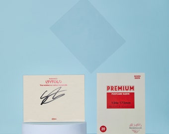 Custom Enhypen Romance Untold Signed Postcard Sleeves | Hard Kpop Photocard Sleeve | Card Protector NO PVC and Acid Free Sleeve