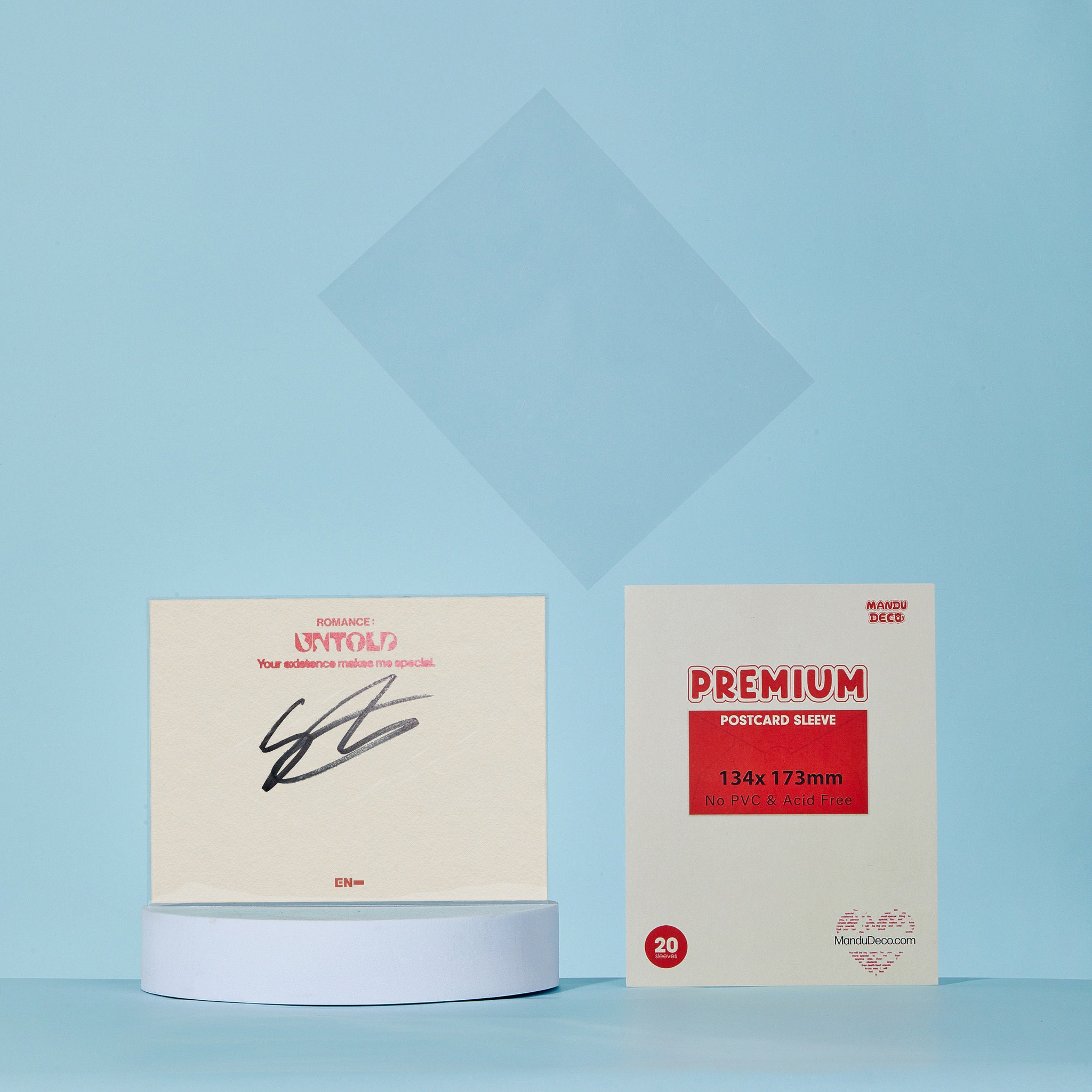 Custom Enhypen Romance Untold Signed Postcard Sleeves | Hard