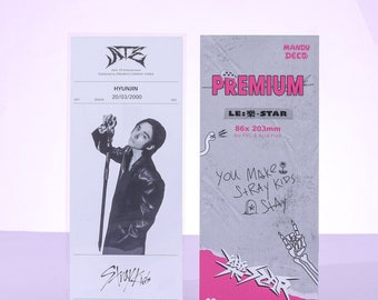 Custom Stray Kids Mini Poster Sleeves | Hard Kpop Photocard Sleeve | Card Protector NO PVC and Acid Free Sleeve