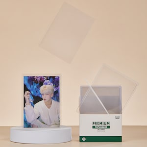 Cartes postales transparentes personnalisées Mandu Deco 4 x 6 po (35 PT) + film de protection des deux côtés pour carte photo déco