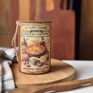 Farmhouse Primitive Grungy Can-Rusty Tin Can