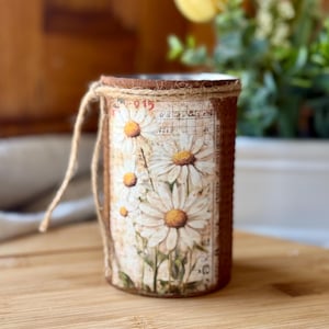 Farmhouse.. Primitive Grungy Tin Can