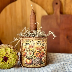 Farmhouse Primitive Grungy Can-Rusty Tin Can
