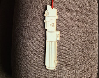Darth Vader Lightsaber Wood Engraved Bookmark with or without Tassel