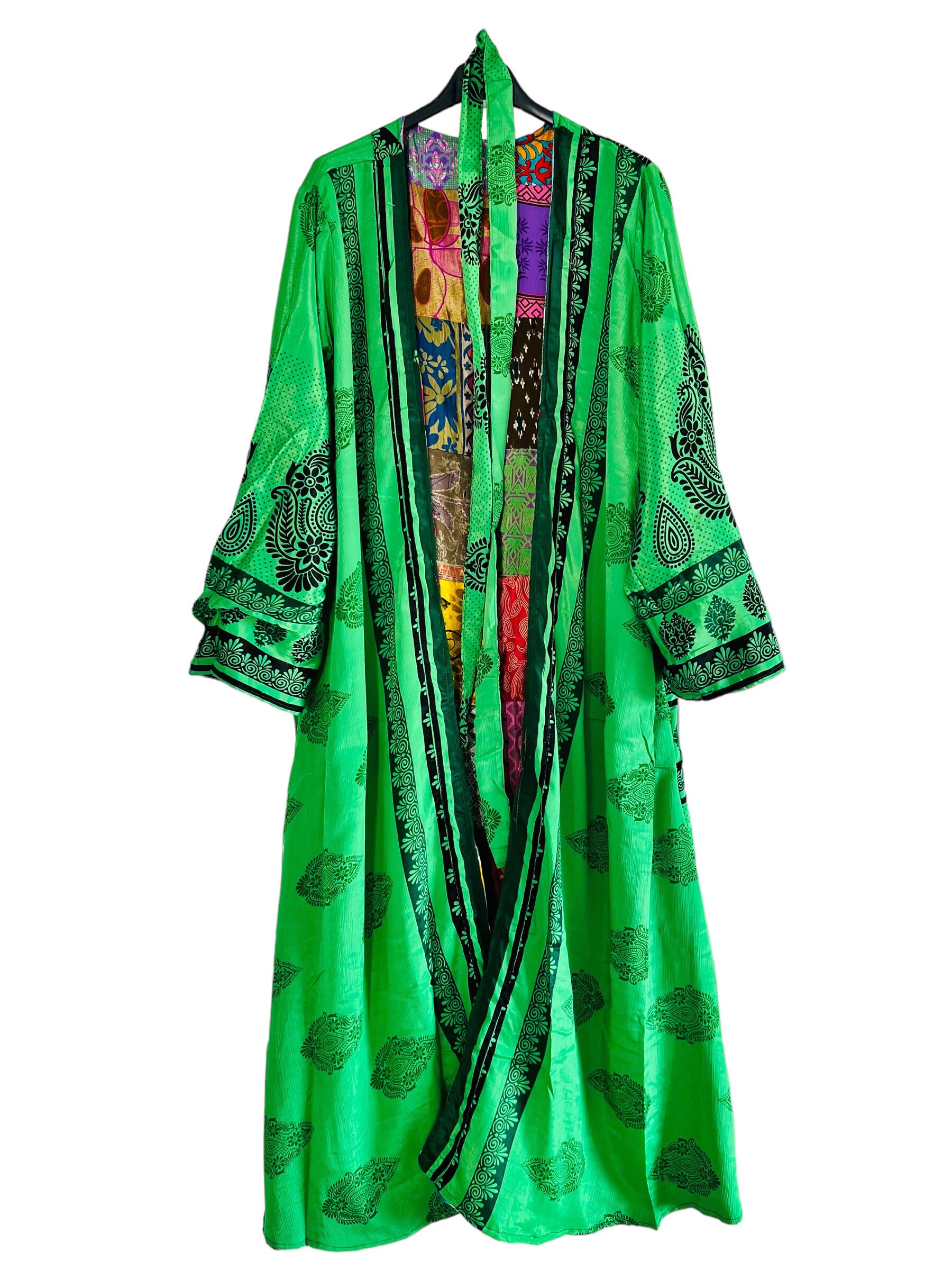 Reversible Patchwork Kimono Women's Kimono Reversible Etsy