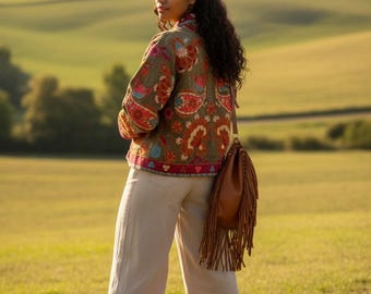 Kimono Corto de Terciopelo Bordado,chaqueta terciopelo, kimono terciopelo, kimono velvet, kimono corto velvet, kimono fiesta, kimono boda.
