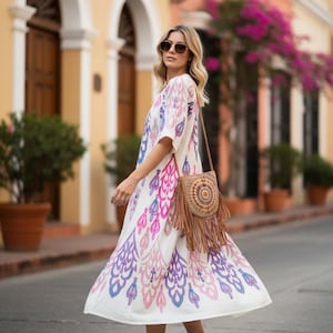 colombian embroidered dress Colombian Wedding Dress