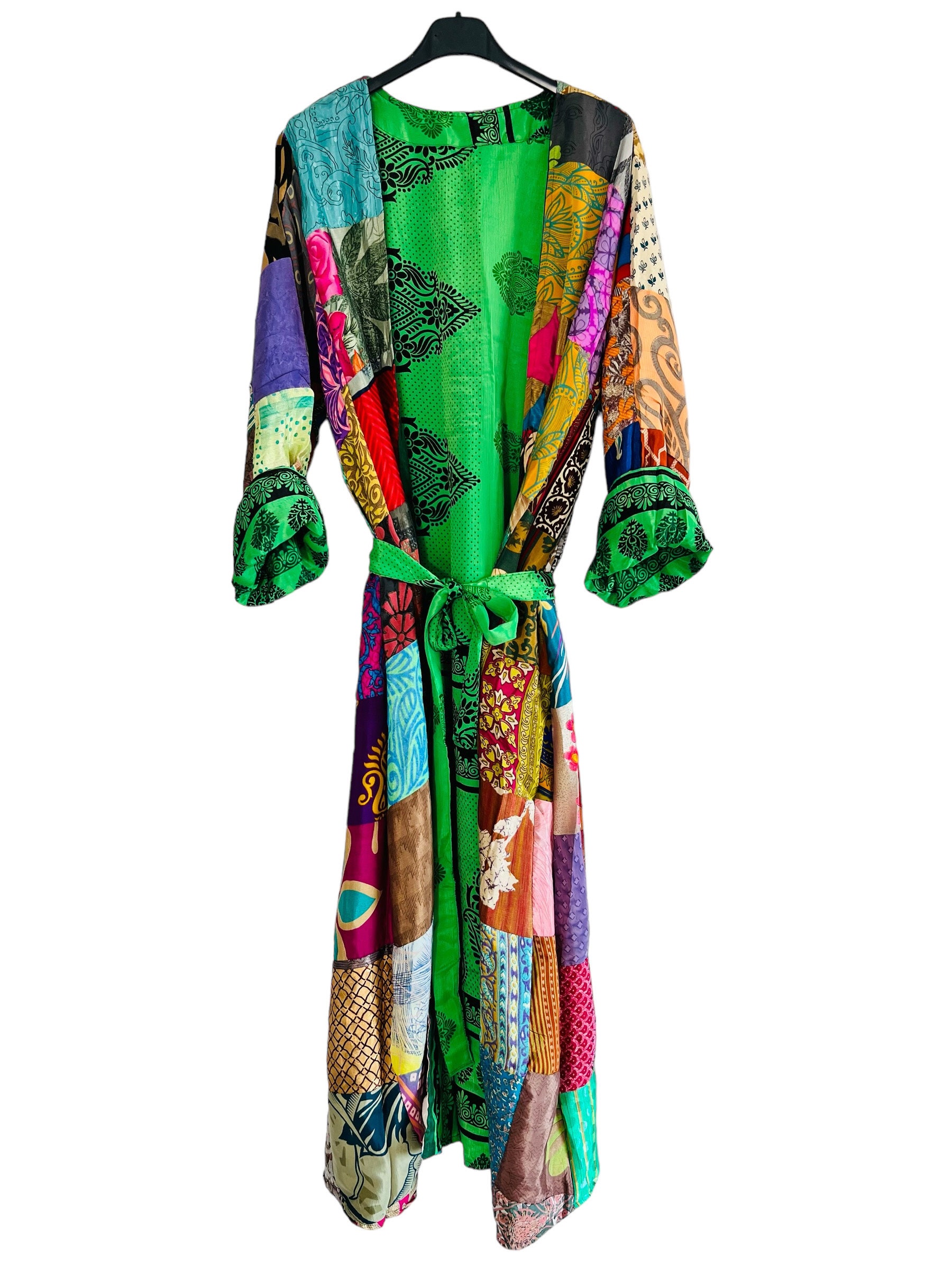 Reversible Patchwork Kimono Women's Kimono Reversible Etsy