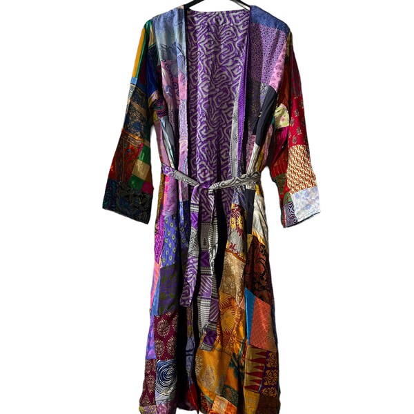 Black Scarab Reversible Kimono