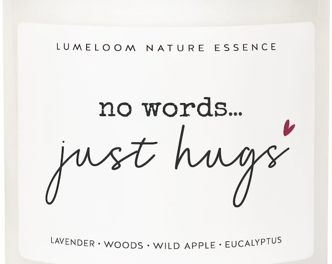 Soy Candle, Lavender Woods Wild Apple Eucalyptus, Sympathy Bereavement Gift