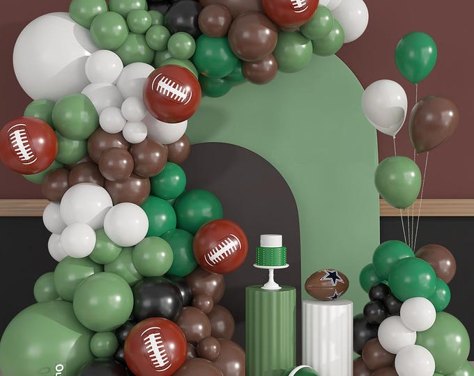 Football Balloon Arch Kit 157PCS Party Decoration Set