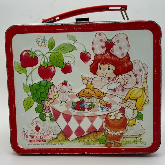 HTF Vintage Strawberry Shortcake and Berrykins Metal Lunchbox - Etsy