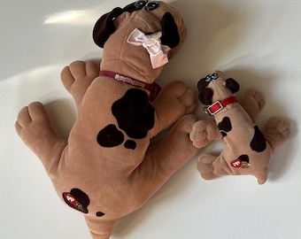 1980年代 パウンドパピーズ アーウィン ぬいぐるみ 犬 グレー