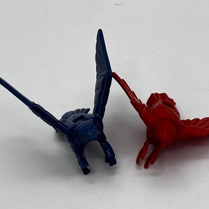 Vintage Kenner Silverhawks Stronghold and Mayday hawk figures