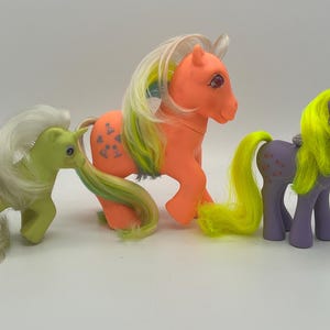 G1 My Little Pony  Party Pack ponies  lot of 3