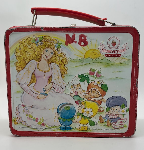 HTF Vintage Strawberry Shortcake and Berrykins Metal Lunchbox - Etsy
