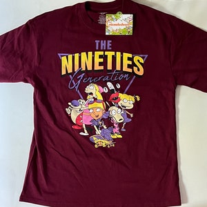 Nickelodeon Kids Cartoon Sterne T-Shirt Damen Gr. L