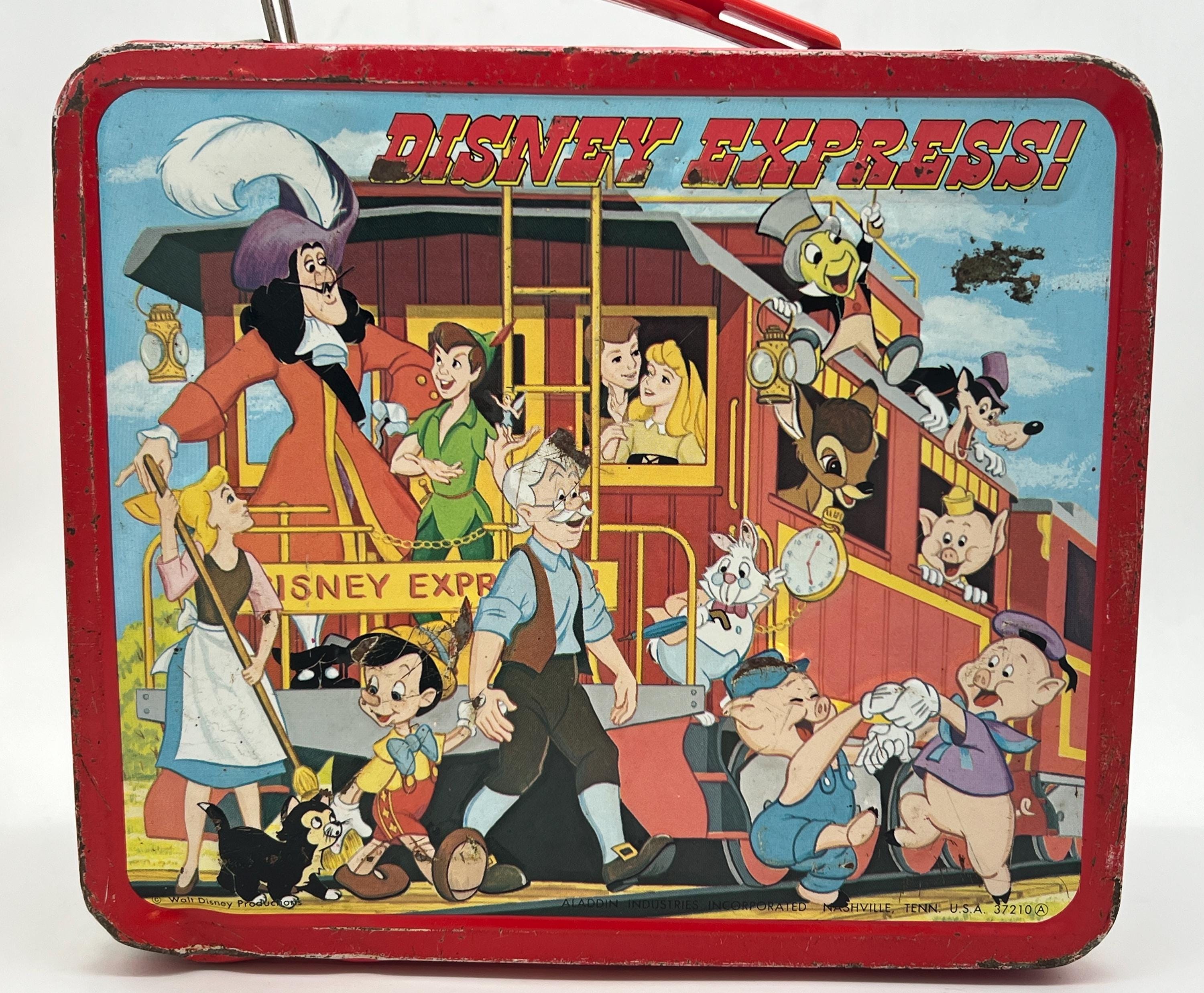 希少ディズニー1970年代ランチボックス缶 アラジンDisney