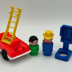 Vintage Fisher Price loose little people lot