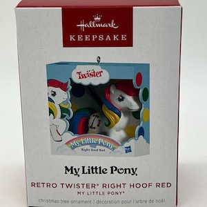 My Little Pony Hallmark Twister Right Hoof Red Keepsake ornament