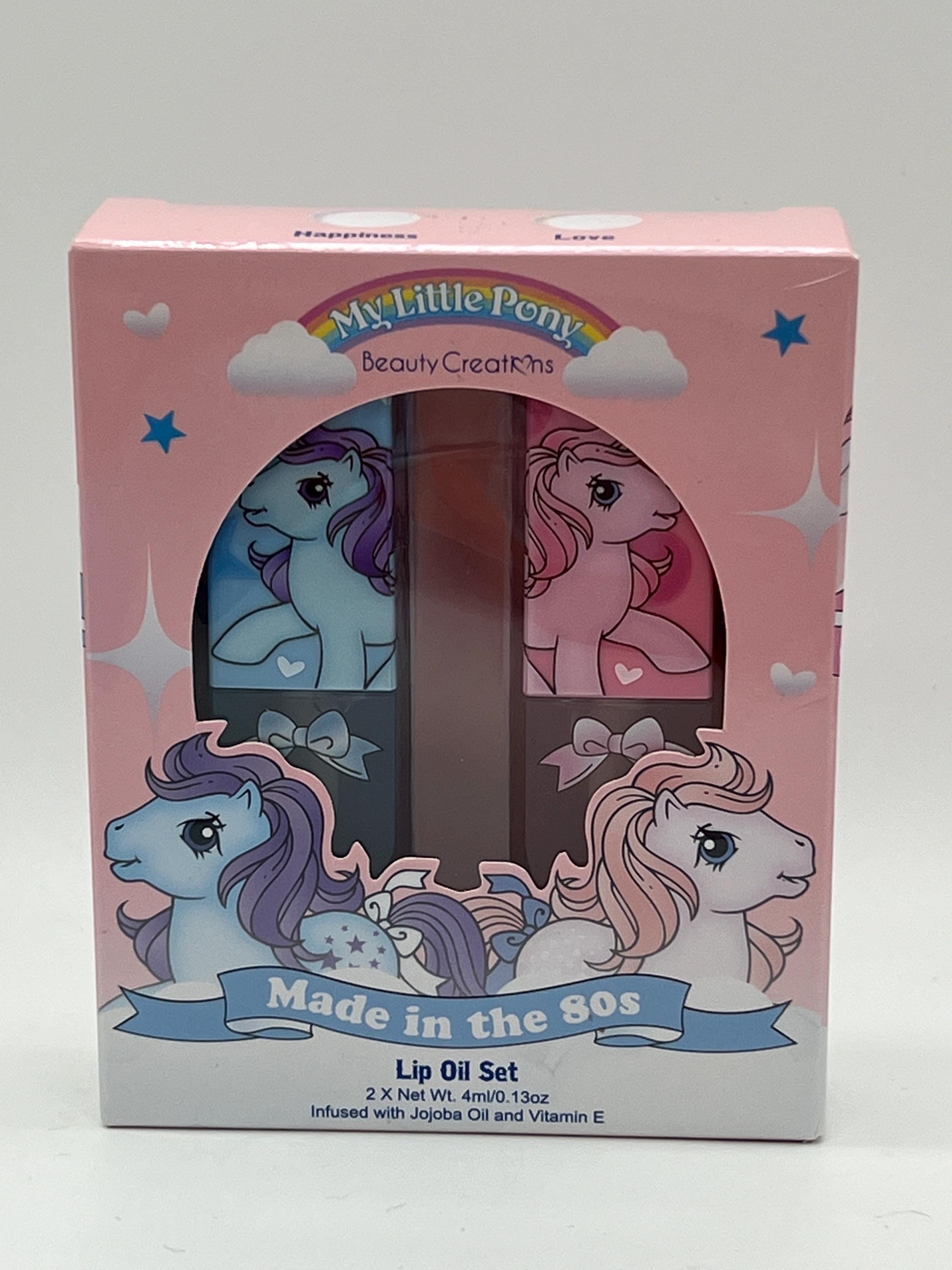 My Little Pony Beauty Creations Made in the 80s Lip Oil Set