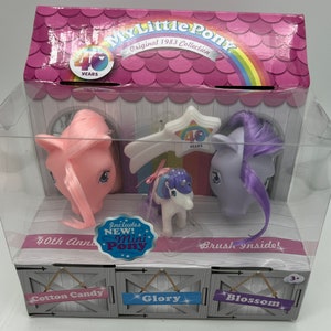 G1 Retro My Little Pony 40th anniversary 3 pony set