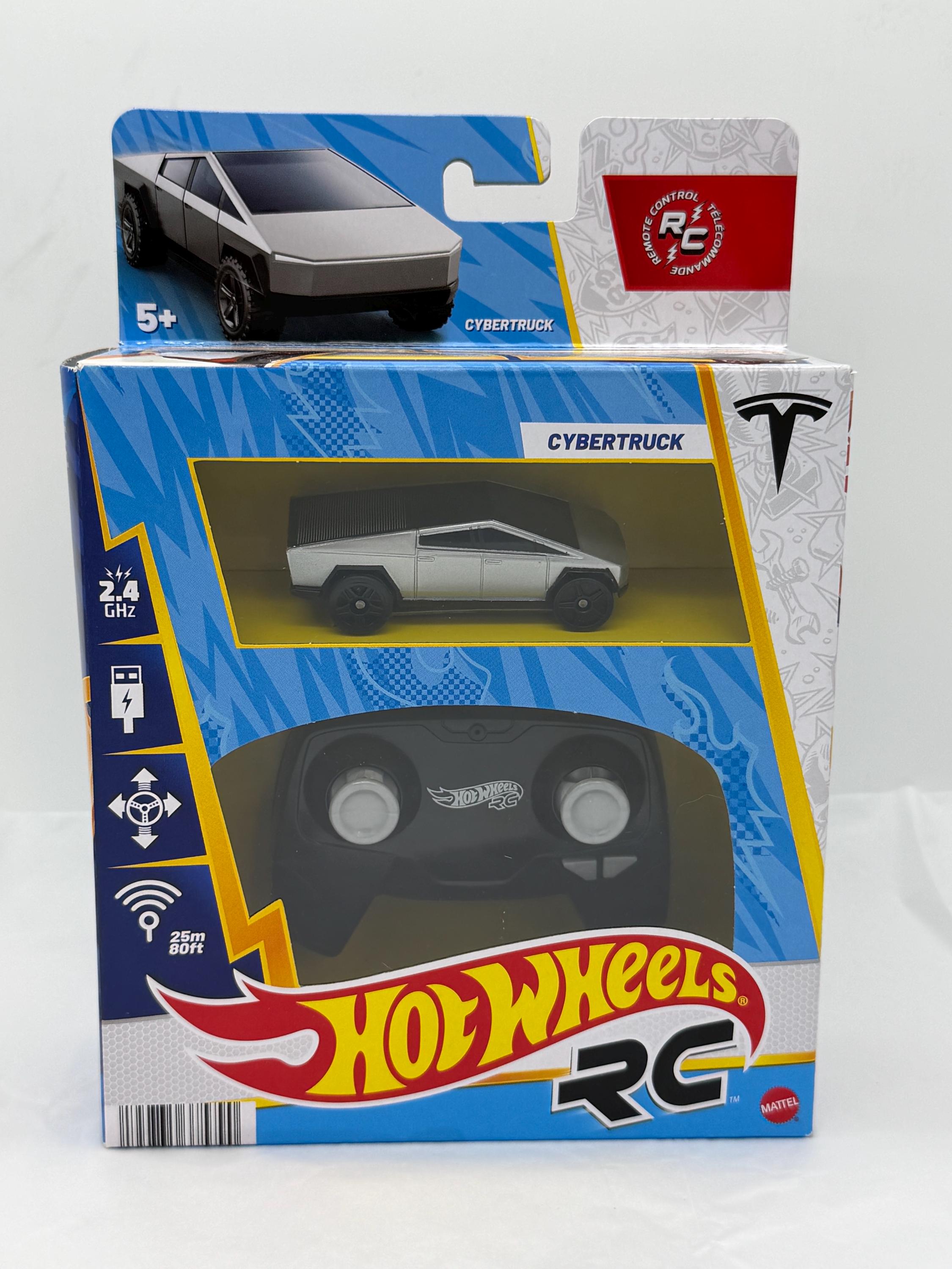 Hot Wheels Tesla Cybertruck Zamac Personalizzato - Real Riders Wheel Swap - 2021